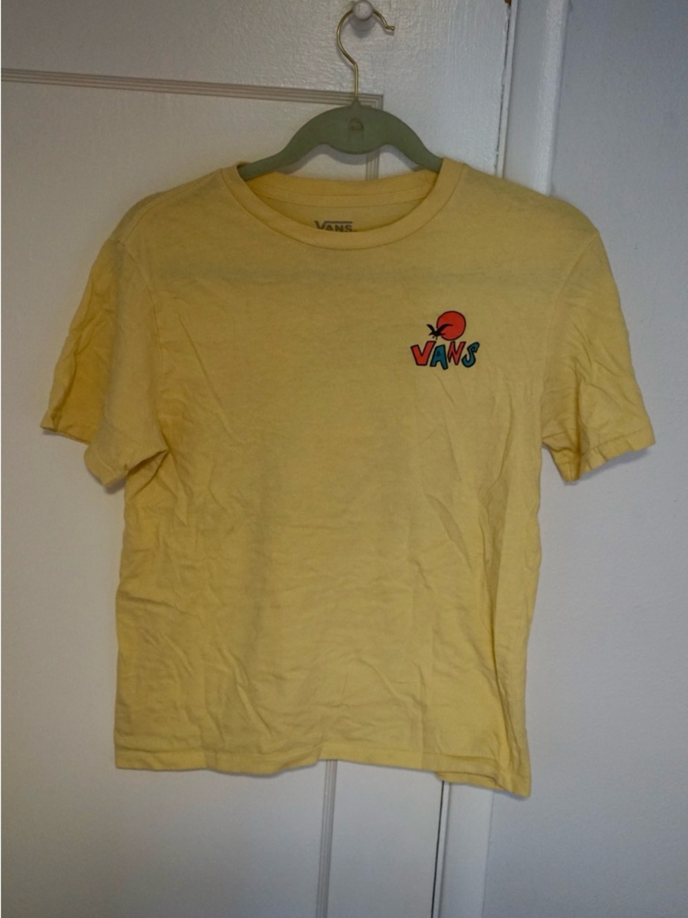 Vans Yellow Graphic Short Sleeve Tee - Picture 2 of 4